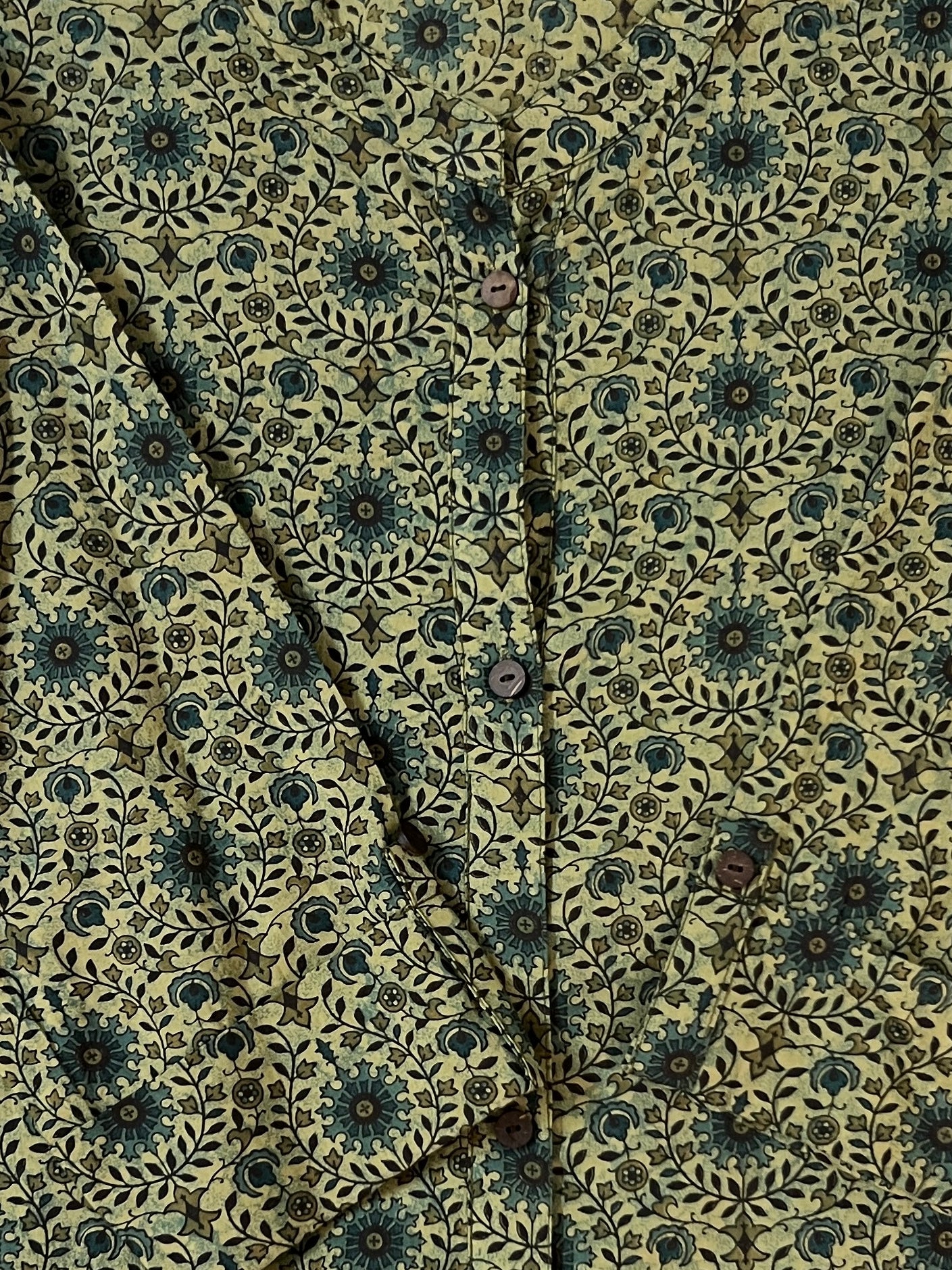 Green collar kurti