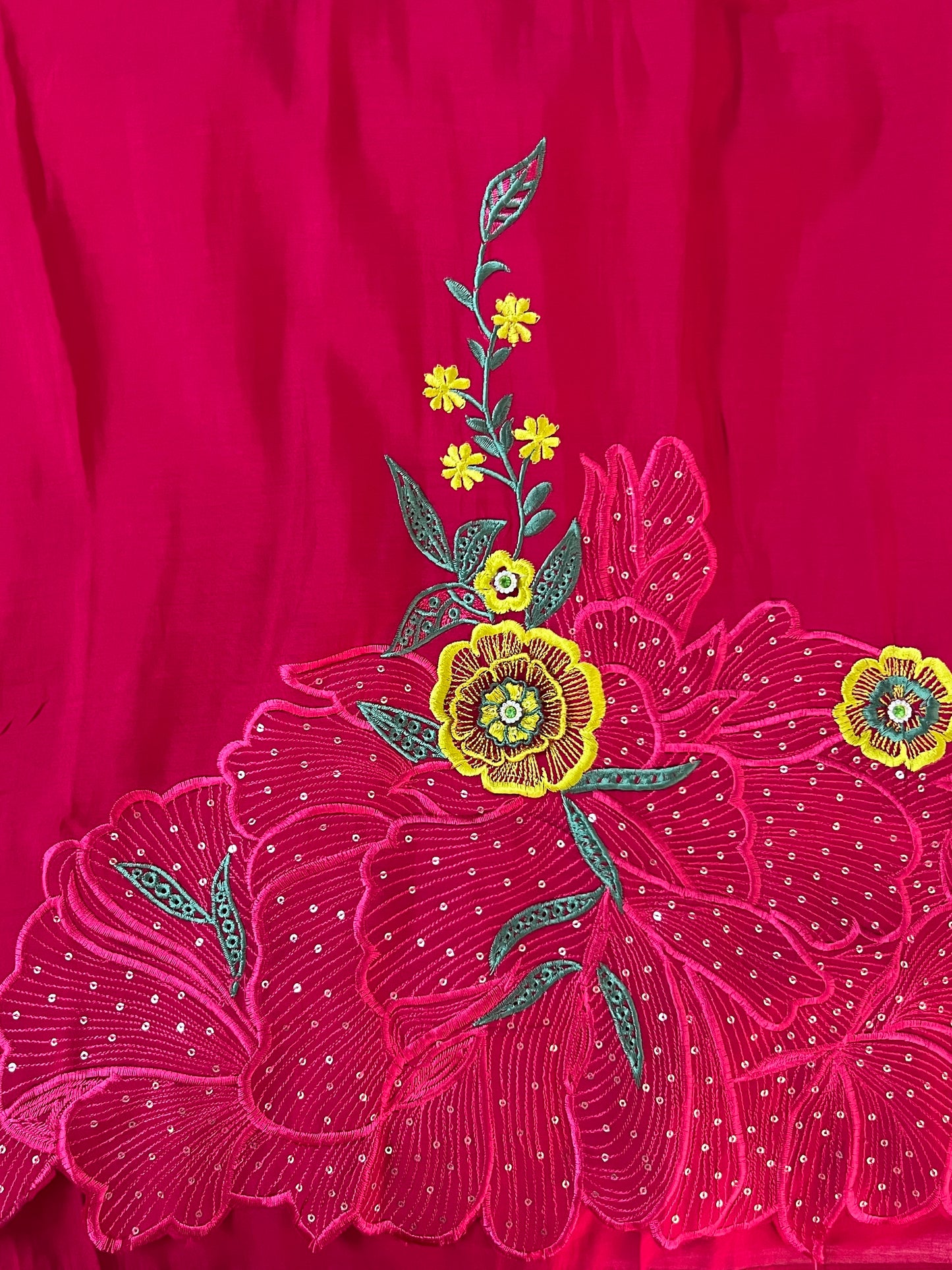 Rani Pink Embroidered Suit Set