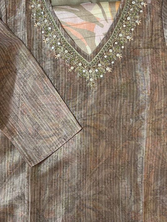 Copper handwork suit set