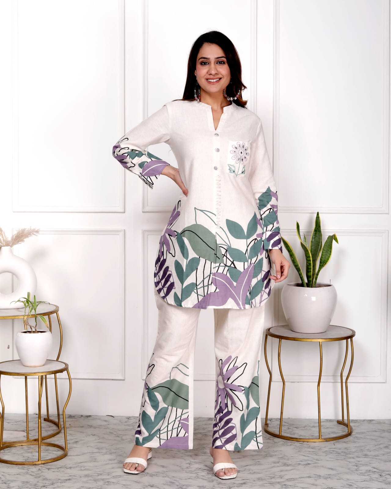 Lavender abstract coord set