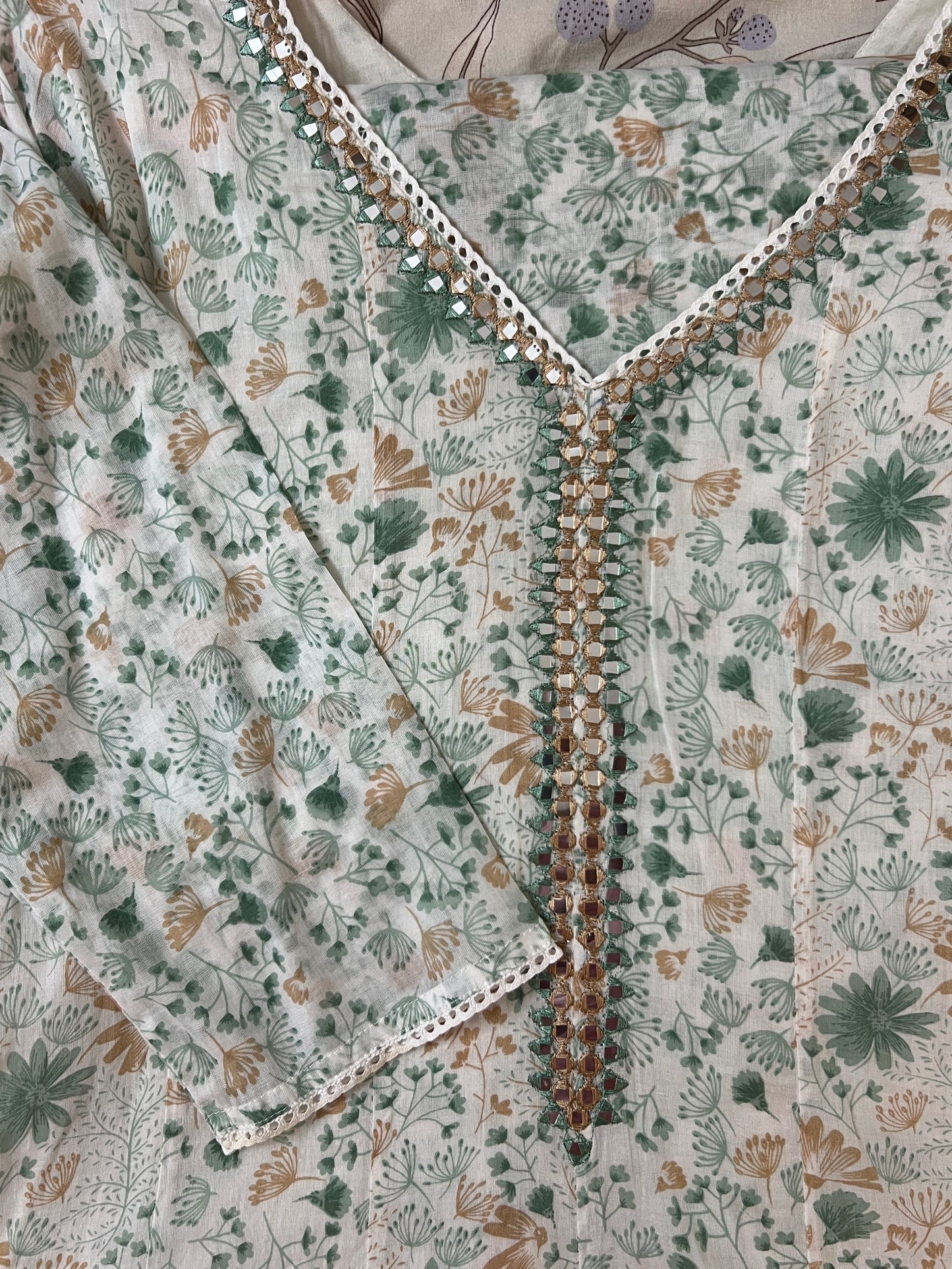 Teal Green Anarkali Suit Set