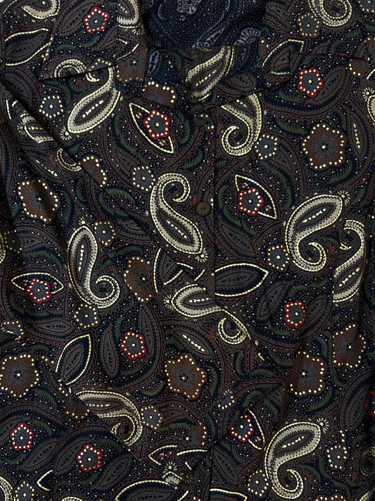 Blue Paisley cord set