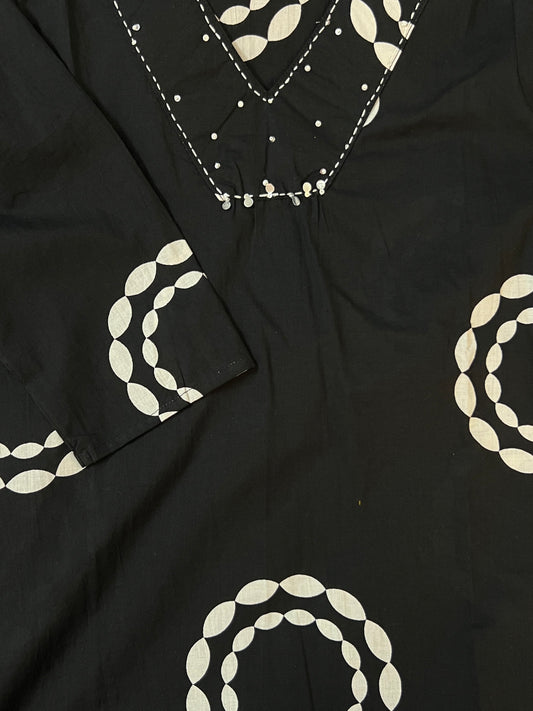 Black circle cord set