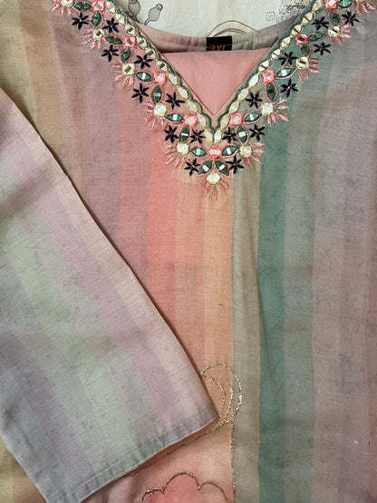 Pastel pop suit set