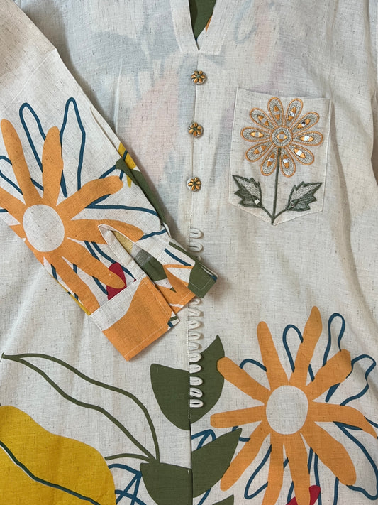 Yellow abstract coord