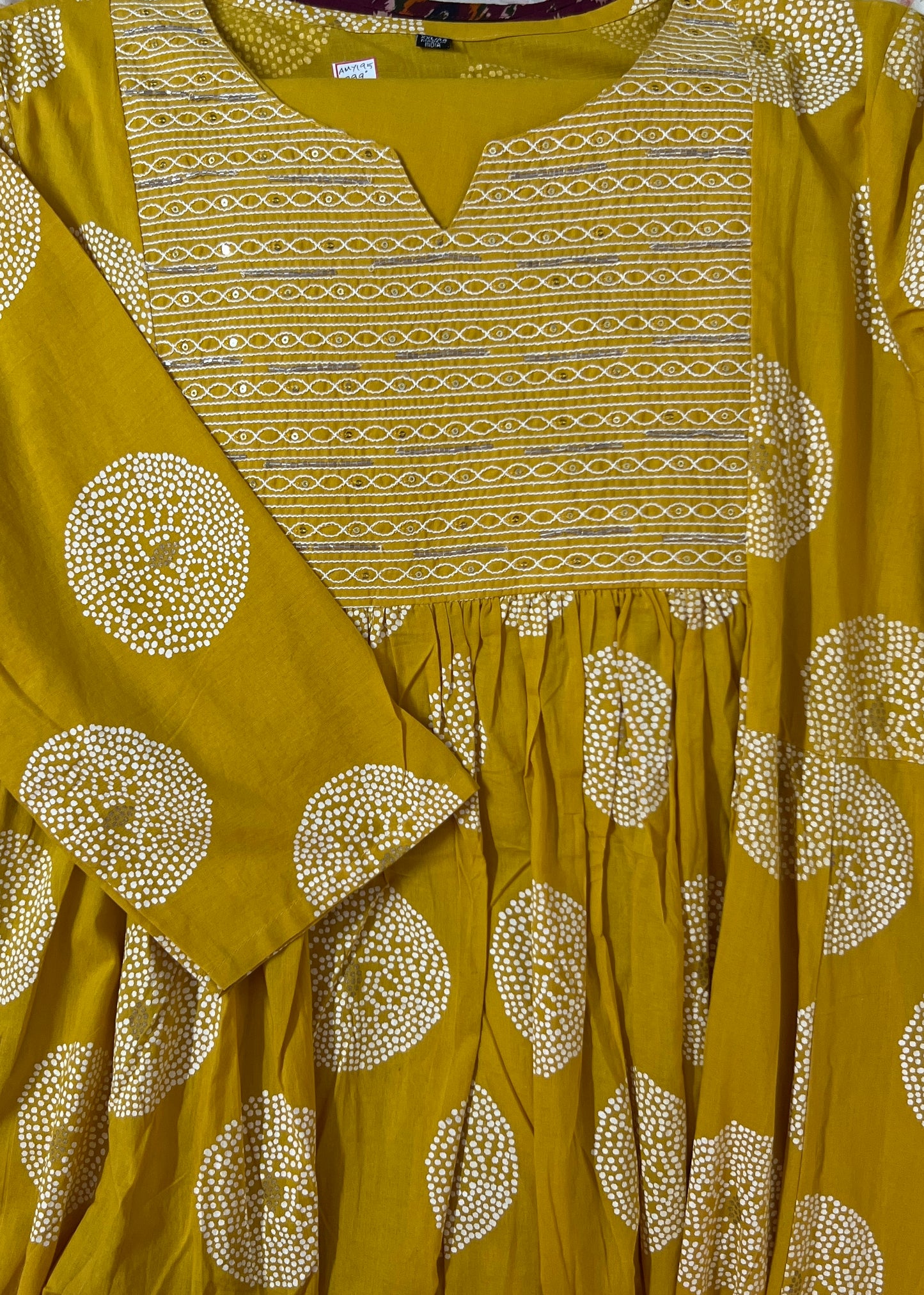 Yellow chakra suit set