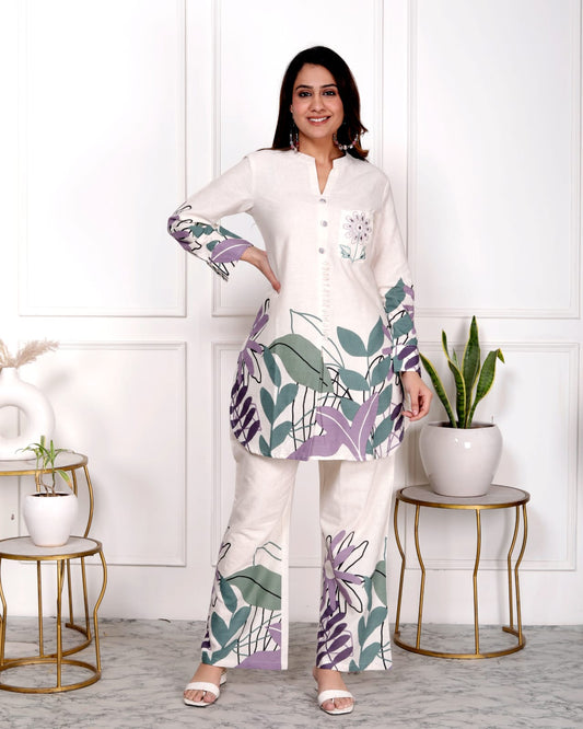 Lavender abstract coord set