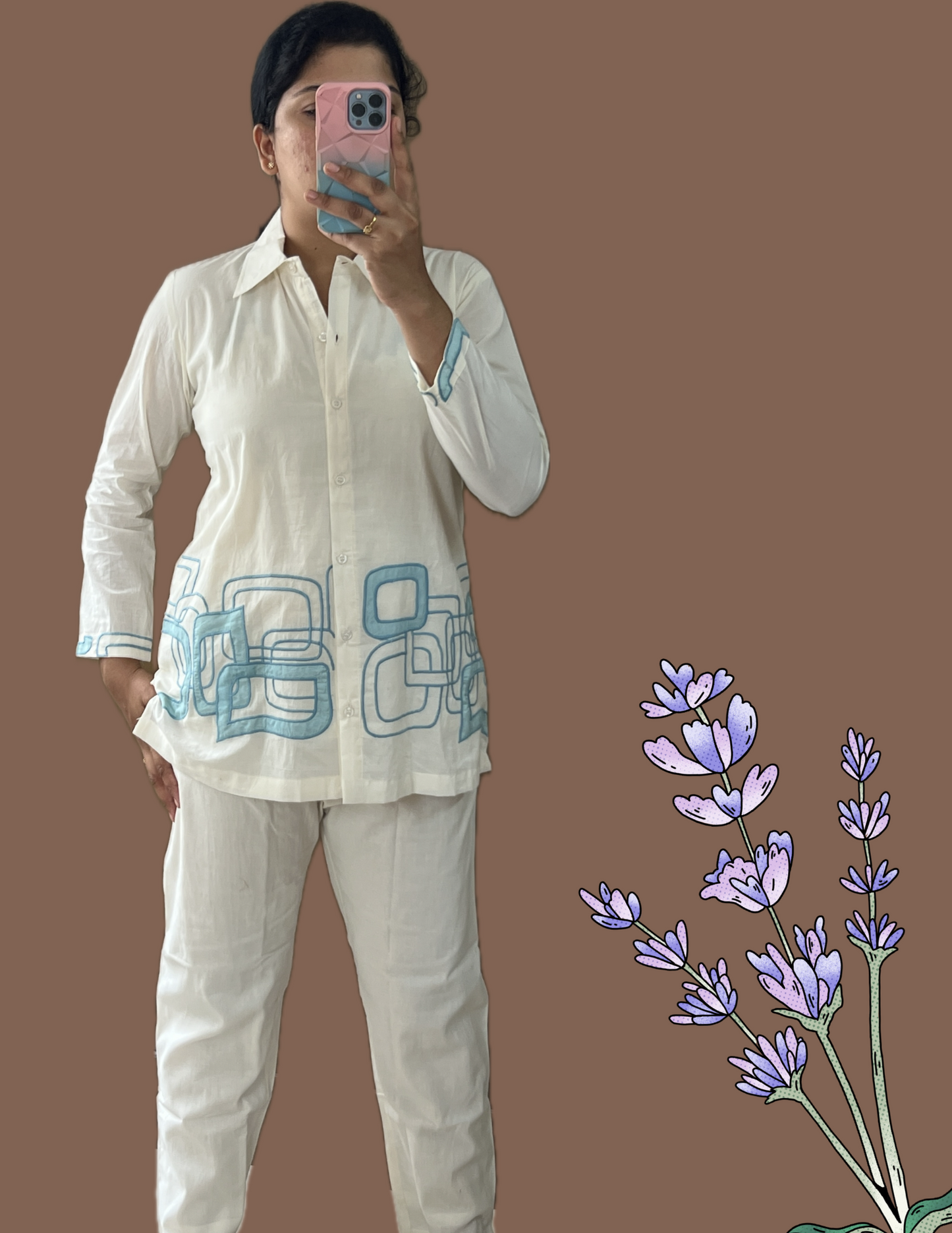 Blue Square cord set