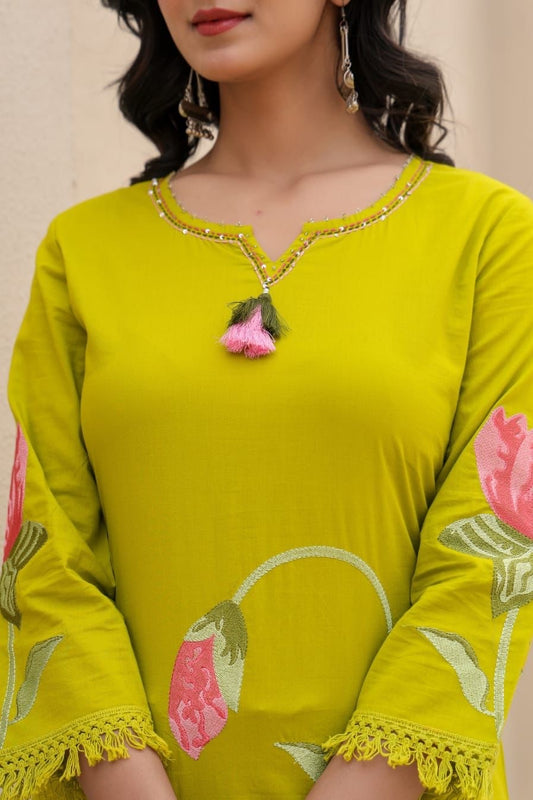 Lemonade pink suit set