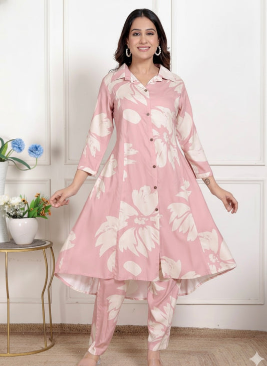 Pastel Pink Co-Ord Set