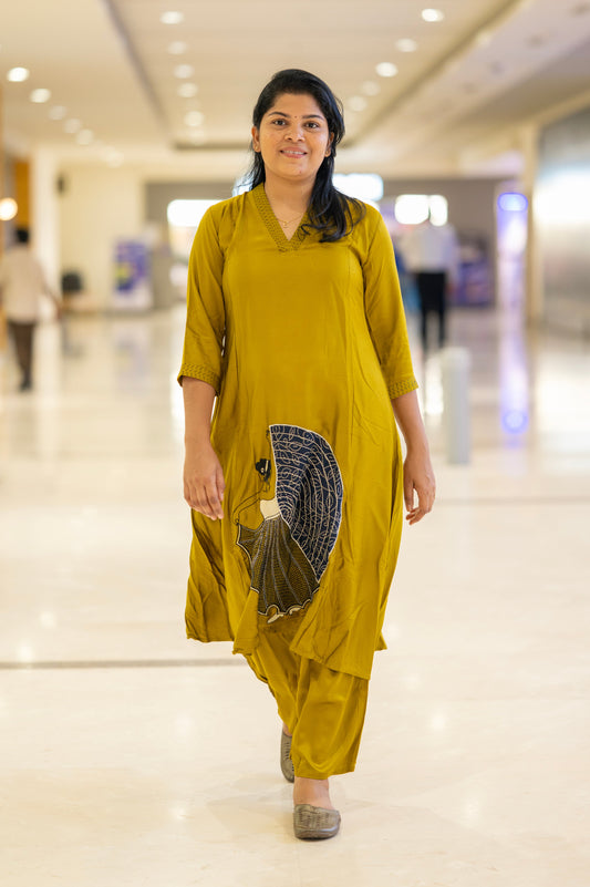 Gold Applique Co-Ord Set